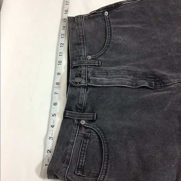 Madewell Denim Mini Skirt Rigid Denim High Waist - Picture 4 of 10